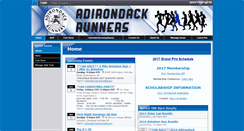 Desktop Screenshot of adirondackrunners.org